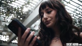 Hot sweetheart Lana Smalls drank giant shlong and enjoyed coarse twat screwing and vagina licking