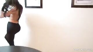 Breasty Amy Anderssen gets a hard bang and a facial