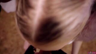 Teacher Punishes Schoolgirl With Thrashing and Deepthroat!