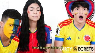 WE WAGER A SOCCER MATCH AGAINST SOME SPANISH FEMALE FANS AND ENDED UP BANGING THEIR BUTTS