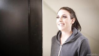 Caught wanking by breasty maid Angela White- Full scene!