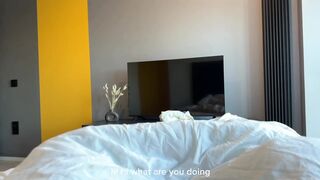 Stepsister 3some: Begging Stepbro For Oral Turns Into Creampie & Cum Cleanup