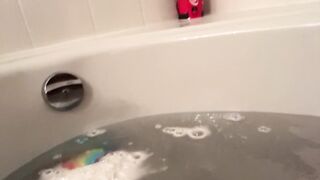 Teen Virgin Plays With Bathroom bomb and Sex tool