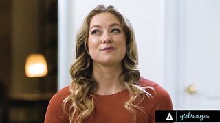 GIRLSWAY - mother I'd like to fuck Katrina Colt Seduces Recent Babysitter Angel Ritchie & stepbae River Lynn Joins In