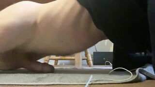 Rubbing on the carpet until spunk fountain, like when I was a teenager part 1/three