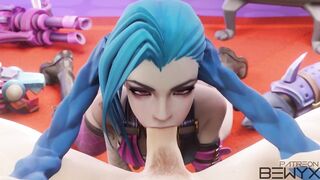 Get Jinxed Oral-sex League of Legends Animation