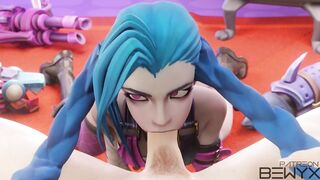 Get Jinxed Oral-sex League of Legends Animation