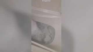 Relaxing washroom time with me
