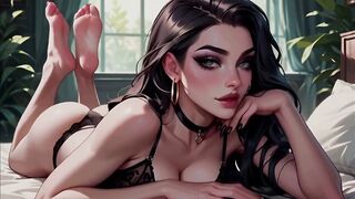 Victorian Emo Sweetheart Sucks & Screws in Mansion Ai
