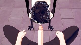 Bayonetta oral-job joy and cumswallow. Clip Game Anime.