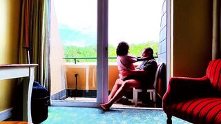 Darksome clouds and storms brewing but it can't stop us from banging in our hotelroom