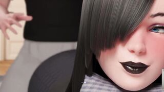 Raven From Titans Is Drilled by Her Stepbro in Hot Leggings!