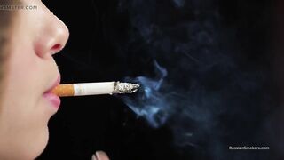Ultra HD Russian Angel Smokin' Cigarette Seaside