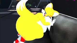 Tailsko x Sonic OC Anal Sex