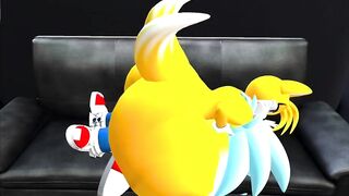 Tailsko x Sonic OC Anal Sex