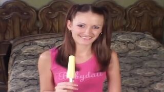 Slim Brunette hair Stretched by Multiple Pulsating Weenies in Wild Group-sex
