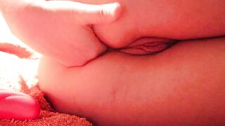 Banging and stretching my constricted dark hole like a fine cutie