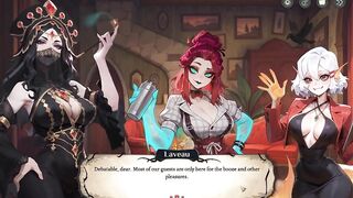 Hotel Tales SPOOKY ANIME Game Ep.5 GHOST bartender is TEASING COWGIRL style !