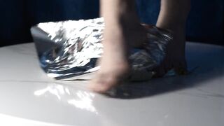 Obscene Feet Barefoot Crinkle ASMR
