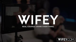 WIFEY Hawt Constricted Hotwife Hannah Takes A 12-Inch BBC, Her Spouse Approves