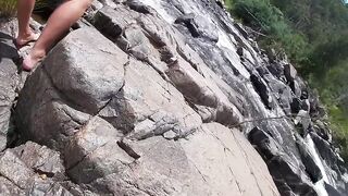 Bare River Footjobs and Water Screw