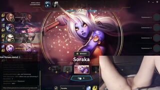 Cutie playing League of Legends after over a month break