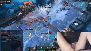 Cutie playing League of Legends after over a month break