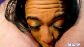 INSERTED Ava Valentina's cum-back