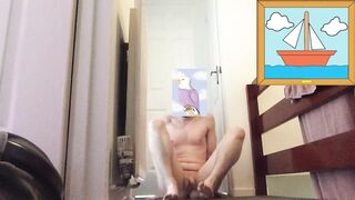 I stretch my body as I practice my yoga positions