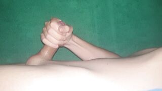 Fleshly Solo Tugjob LOAD OF CUM!!!