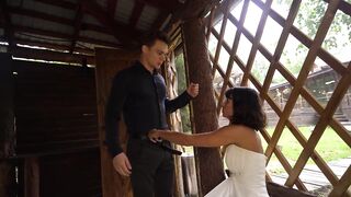 Lover Jizz flow Inside Bride at Wedding