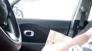 Playing in the car