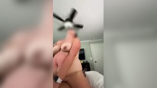 Hawt wife rides spouse and Orgasms all over his schlong
