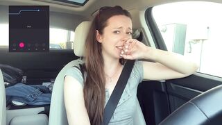 Cumming embarassingly Hard in a Starbucks Drive Thru (lush Control Part two)