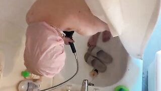 pov hana in shower time