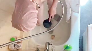 pov hana in shower time
