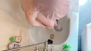 pov hana in shower time