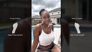Married Skinny Thick Black Entreats for Cum, Risks Marriage for Fleshly Sex with Block Party Stranger