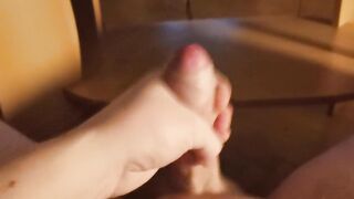 お腹に ( on the stomach)