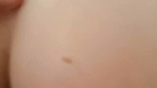 PREGGY TEEN rides knob Reverse Cowgirl - Twist3dLov3rs