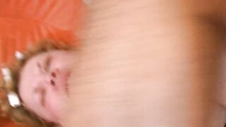 Plump hirsute granny gets her butt fucked mercilessly