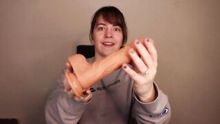 Unboxing - Realistic Thrusting Vibrator with Powerful Suction Cup and Rotating Beads!