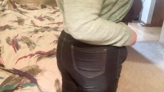 big beautiful woman ootd strap pawg ass tease