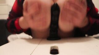 overweight large titty teen sex-toy titfuck