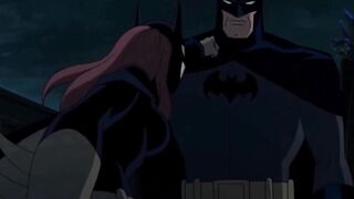 Batgirl and Batman Get Sexy and Enormous on Rooftop