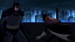 Batgirl and Batman Get Sexy and Enormous on Rooftop