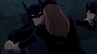 Batgirl and Batman Get Sexy and Enormous on Rooftop