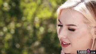 Gigantic large breasts golden-haired mother I'd like to fuck interviewed in advance of being licked and banged hard