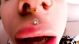 Large Titted Belgium College Angel 1st BBC Sloppy Deepthroat POV