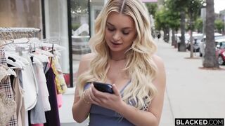 Blacked Getting BBC Is This Hawt Blond's Merely Priority